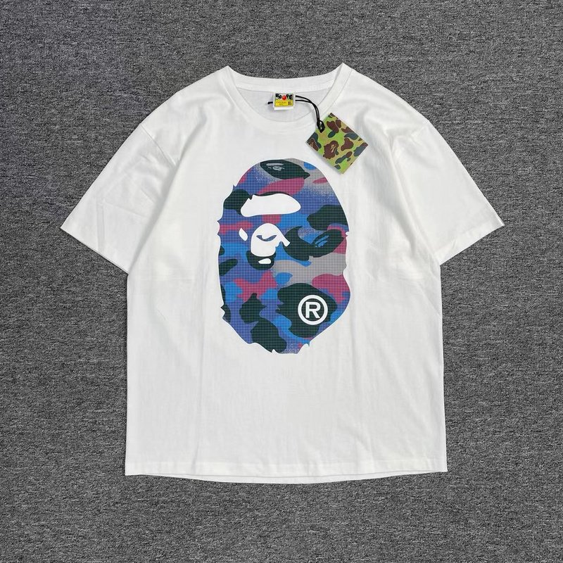 Футболка A Bathing Ape Standard Print "White" фото № 2
