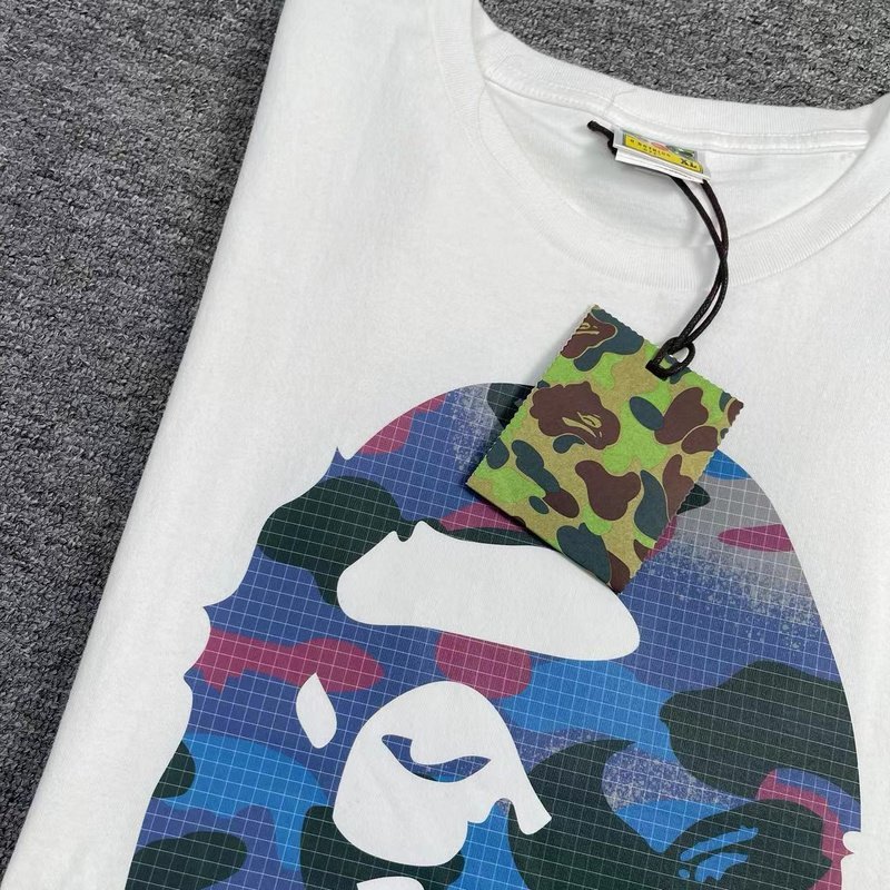 Футболка A Bathing Ape Standard Print "White" фото № 7