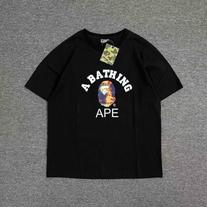 Футболка A Bathing Ape In Dark Color With Bright Print "Black" фото № 2