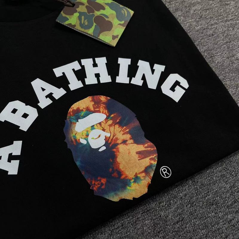 Футболка A Bathing Ape In Dark Color With Bright Print "Black" фото № 6