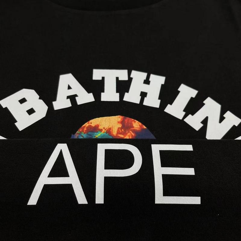 Футболка A Bathing Ape In Dark Color With Bright Print "Black" фото № 7