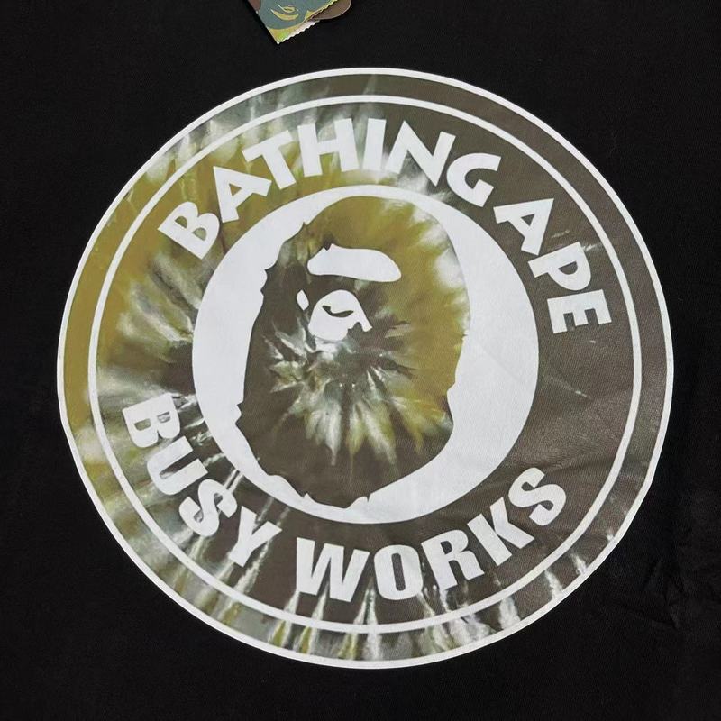 Футболка A Bathing Ape Busy Works - Inscription "Black" фото № 2