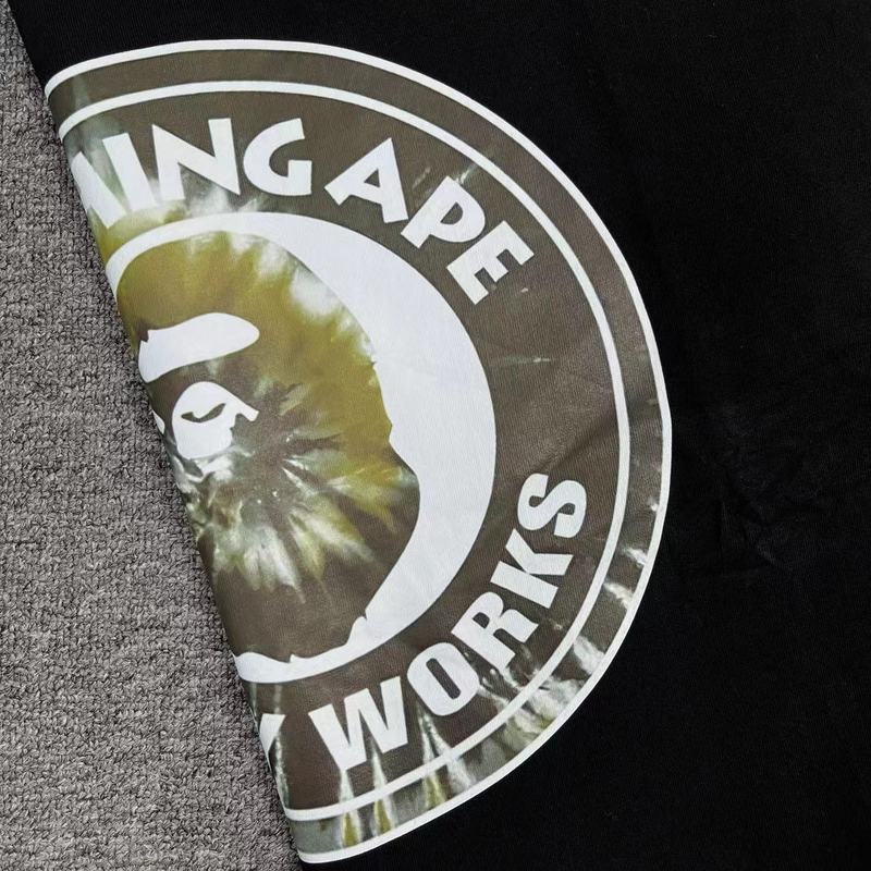 Футболка A Bathing Ape Busy Works - Inscription "Black" фото № 8