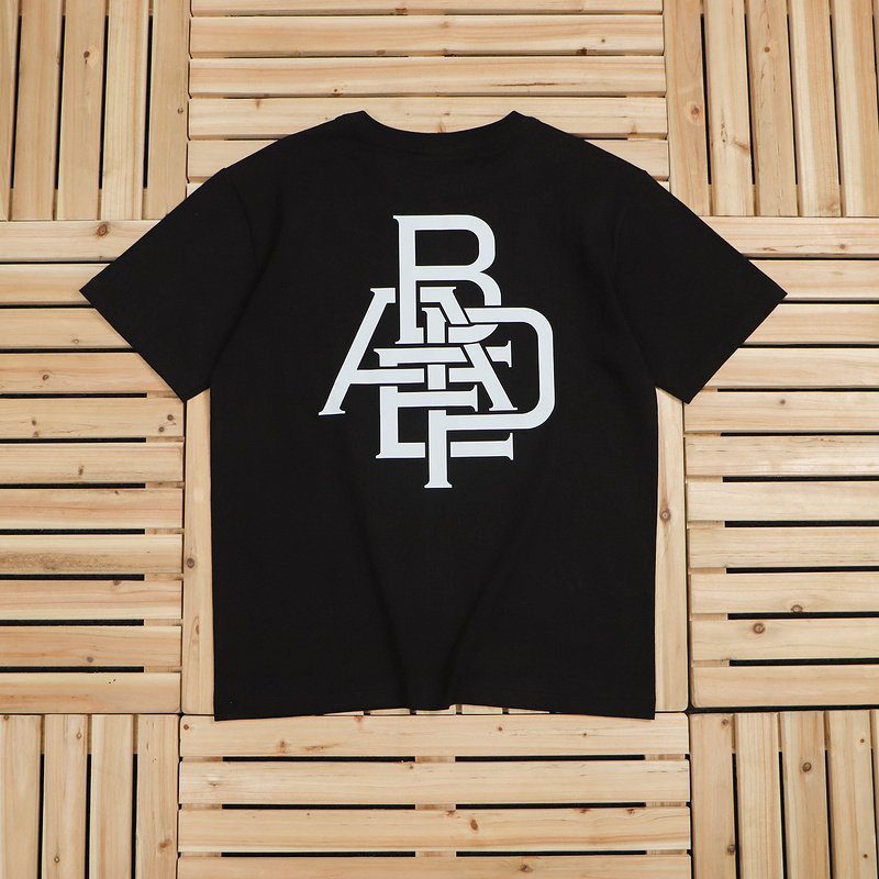 Футболка A Bathing Ape Crossed Letters "Black" фото № 2