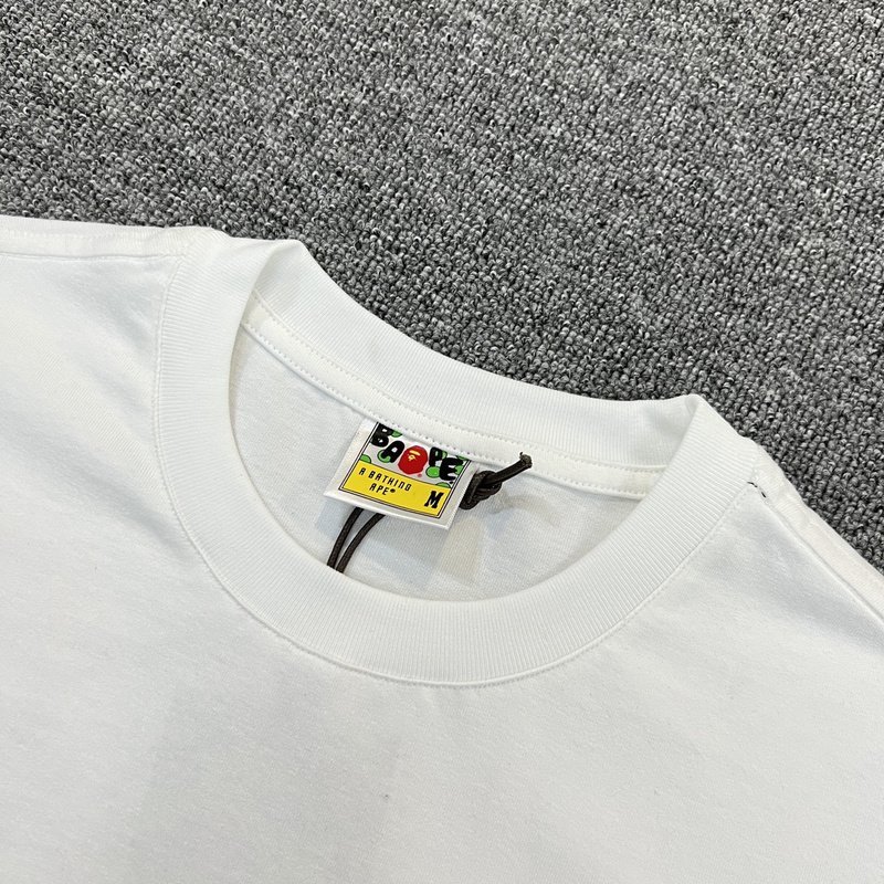 Футболка A Bathing Ape For Human "White" фото № 2