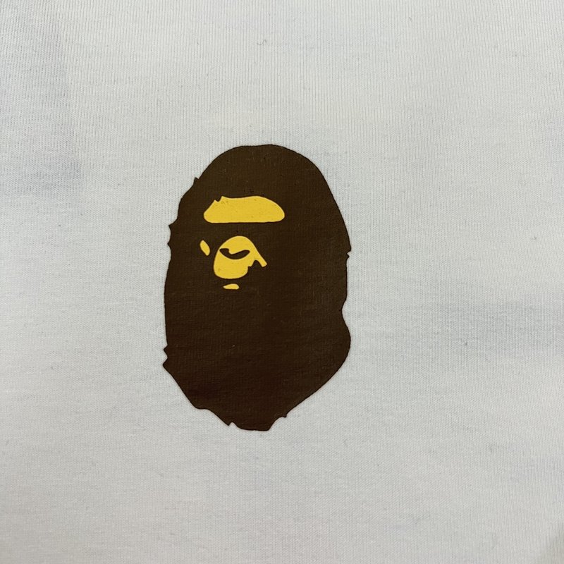 Футболка A Bathing Ape For Human "White" фото № 3