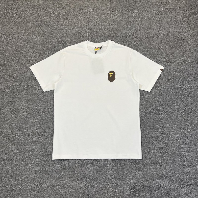 Футболка A Bathing Ape For Human "White" фото № 5