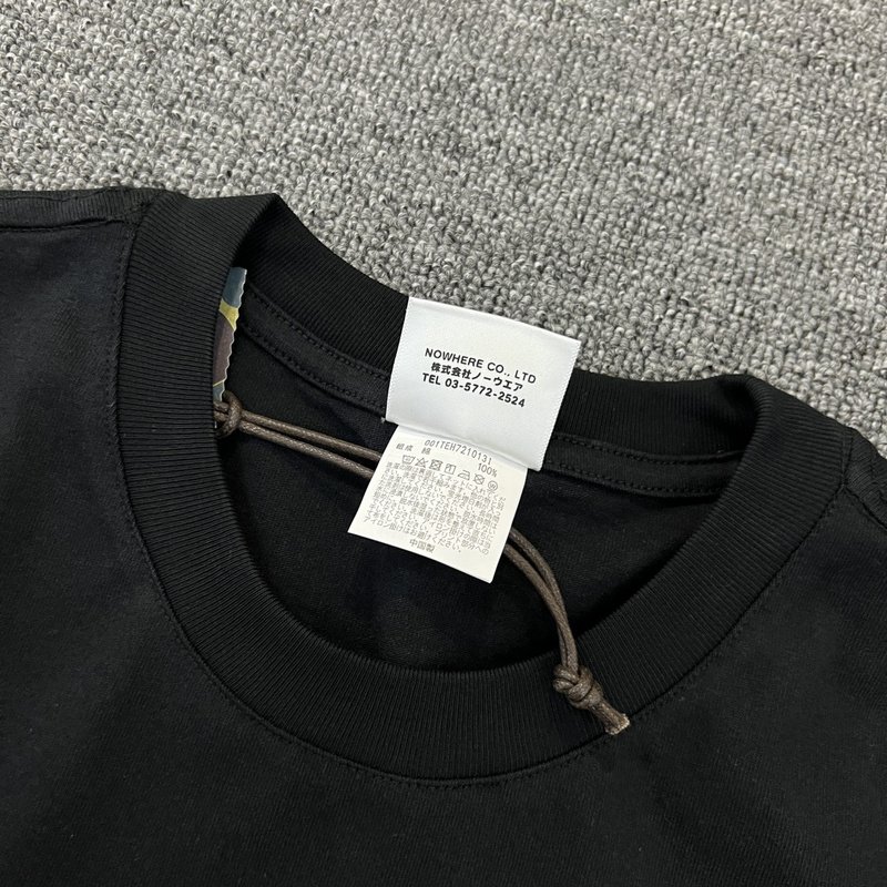 Футболка A Bathing Ape With A Cool Print "Black" фото № 5