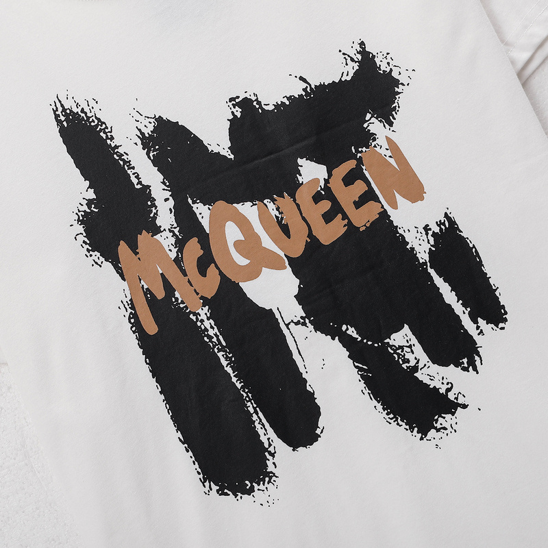 Футболка Alexander Mcqueen Paints "White" фото № 5