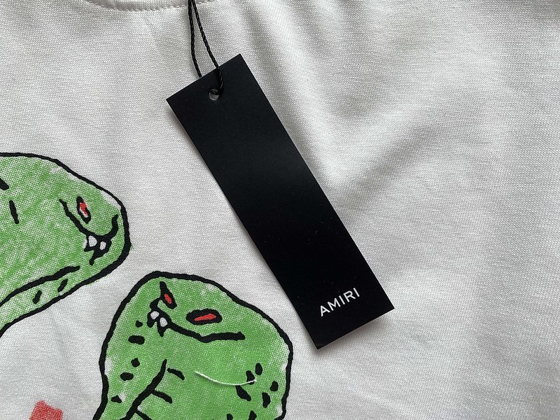 Футболка Amiri Cobras "White" фото № 6
