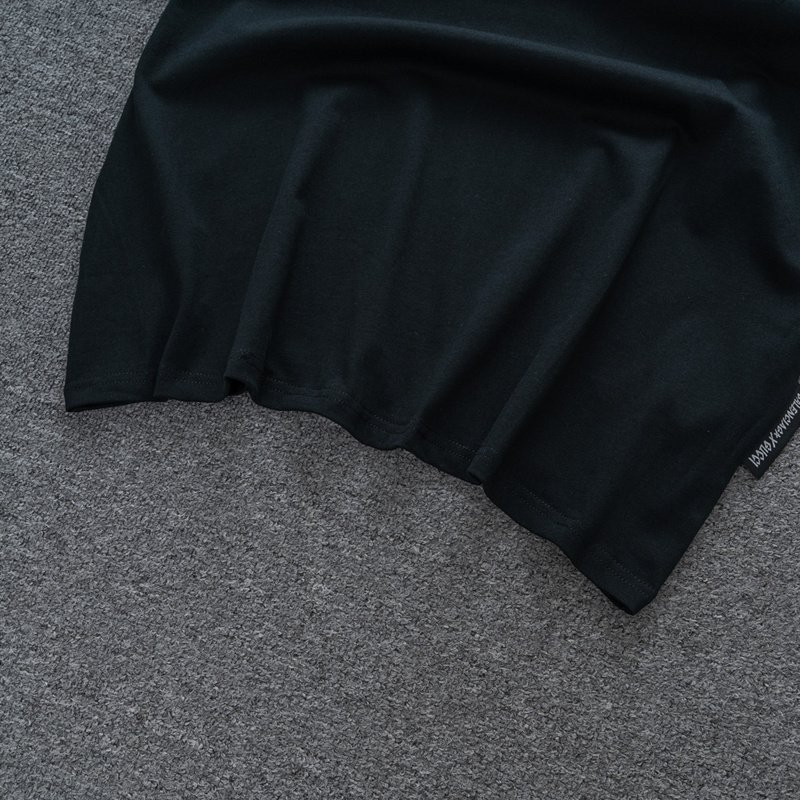 Футболка Balenciaga X Gucci With Stamp "Black" фото № 3