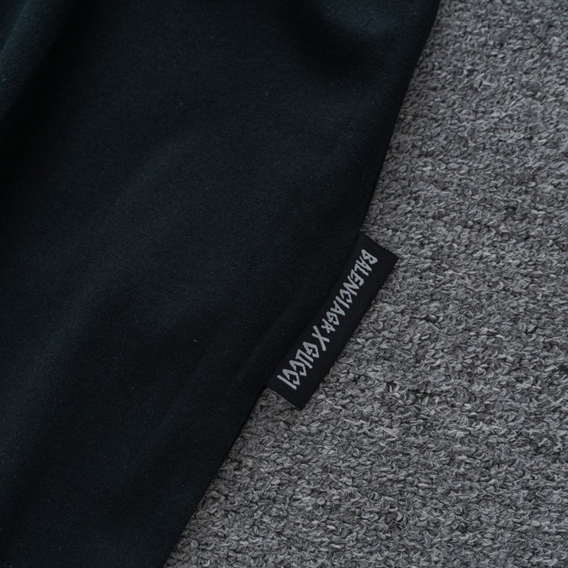 Футболка Balenciaga X Gucci With Stamp "Black" фото № 7