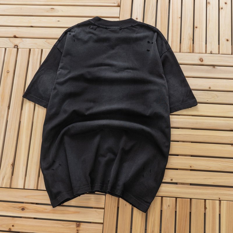 Футболка Balenciaga With Red Coat Of Arms "Black" фото № 7