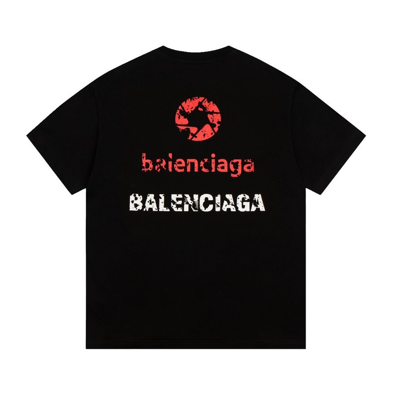 Футболка Balenciaga Imperfective Print "Black" фото № 4