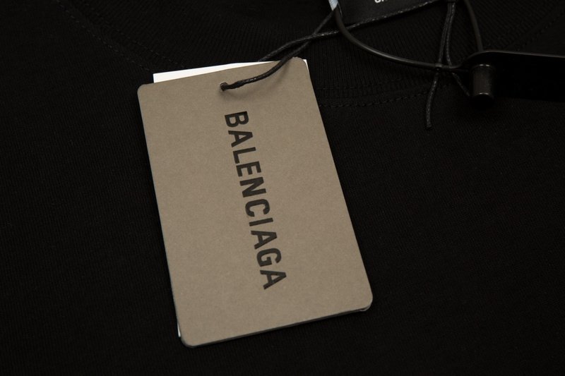 Футболка Balenciaga Imperfective Print "Black" фото № 6