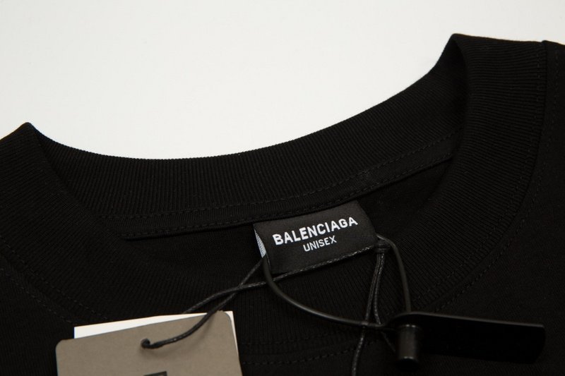 Футболка Balenciaga Imperfective Print "Black" фото № 7