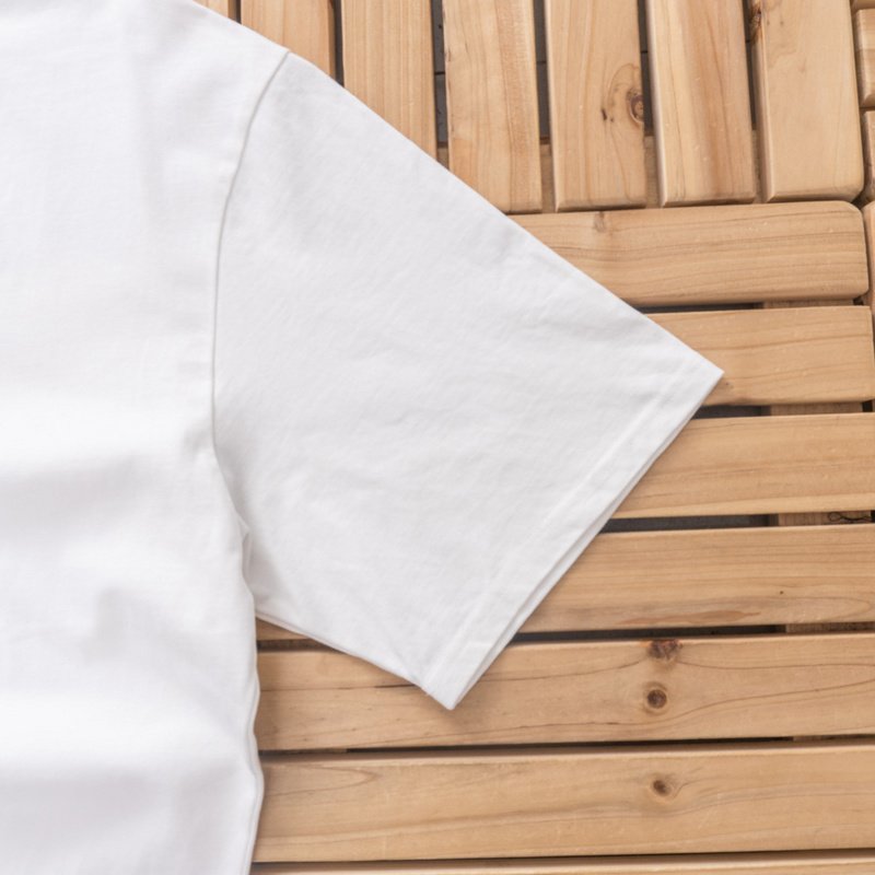 Футболка Balenciaga Front Logo With Shadow "White" фото № 5