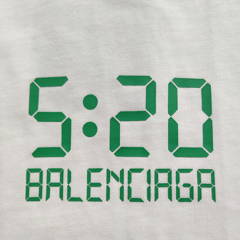 Футболка Balenciaga Time "White" фото № 6