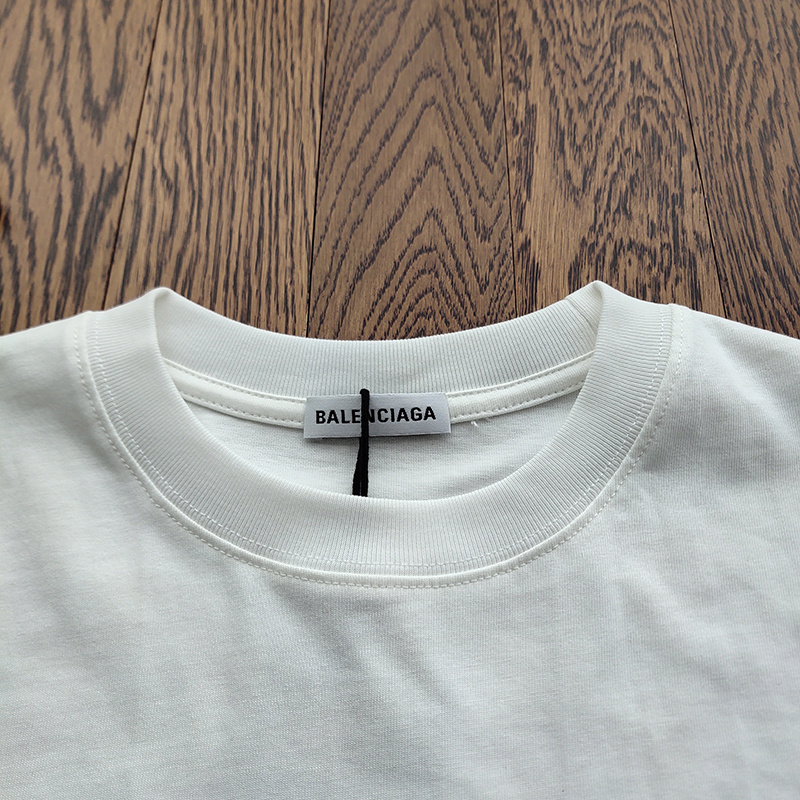 Футболка Balenciaga Time "White" фото № 7