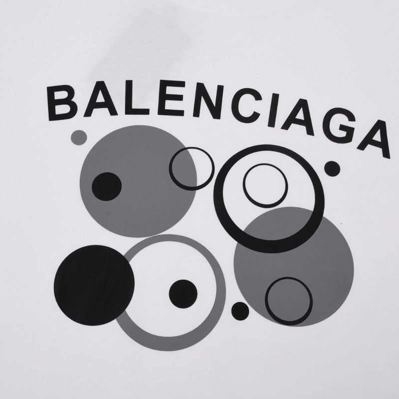 Футболка Balenciaga Print Bubbles "White" фото № 6