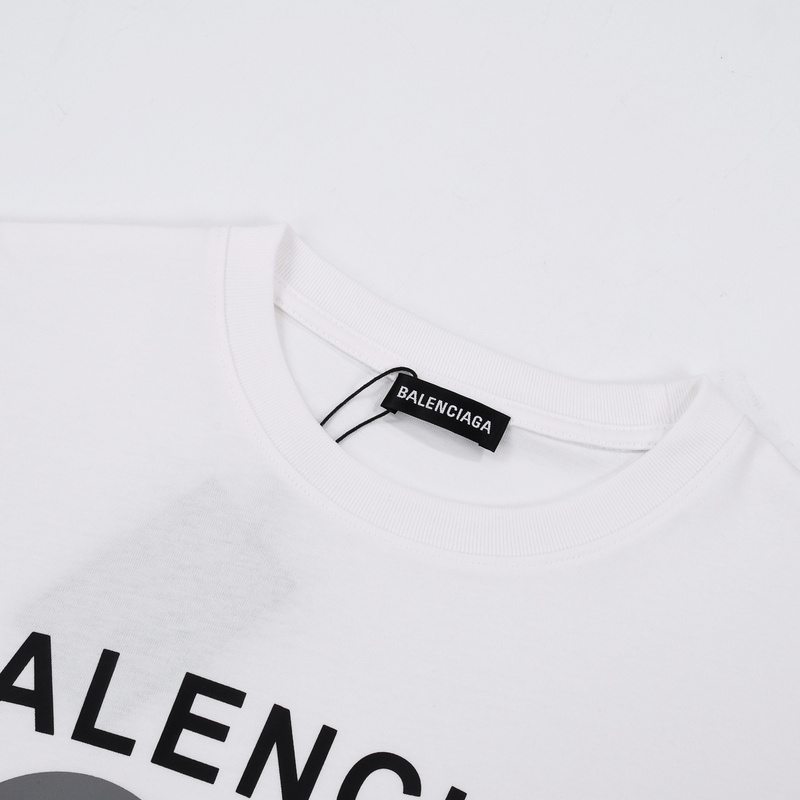 Футболка Balenciaga Print Bubbles "White" фото № 5