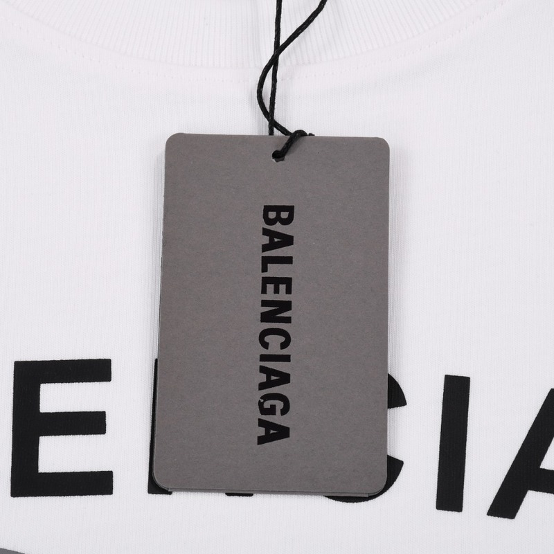 Футболка Balenciaga Print Bubbles "White" фото № 4