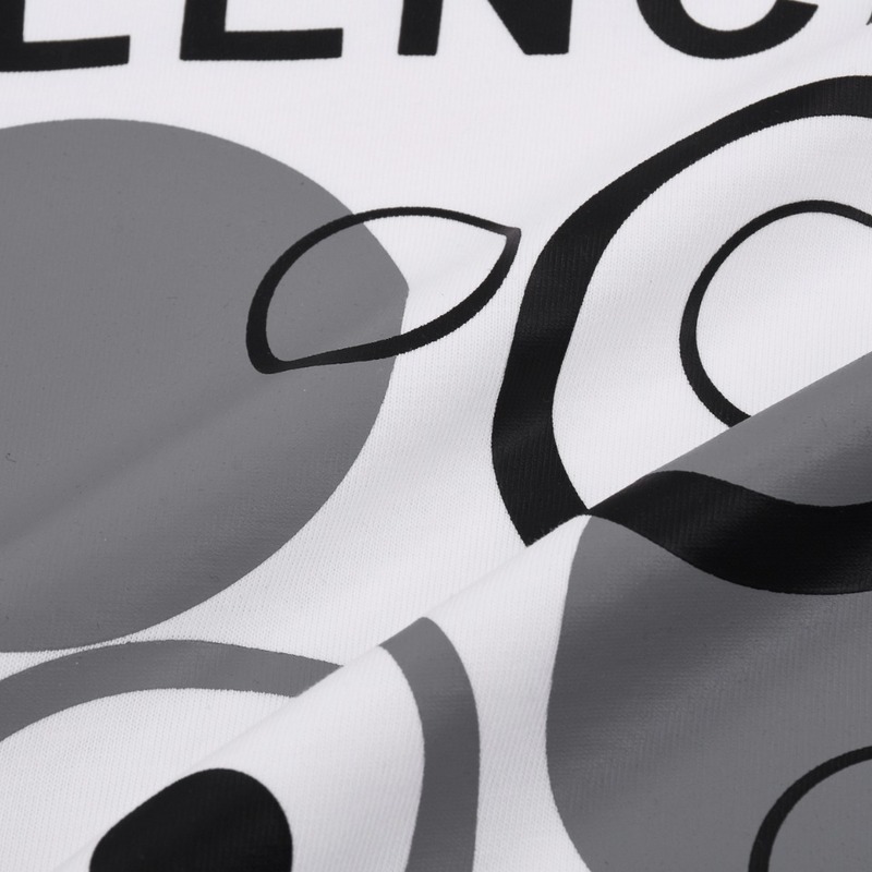 Футболка Balenciaga Print Bubbles "White" фото № 2