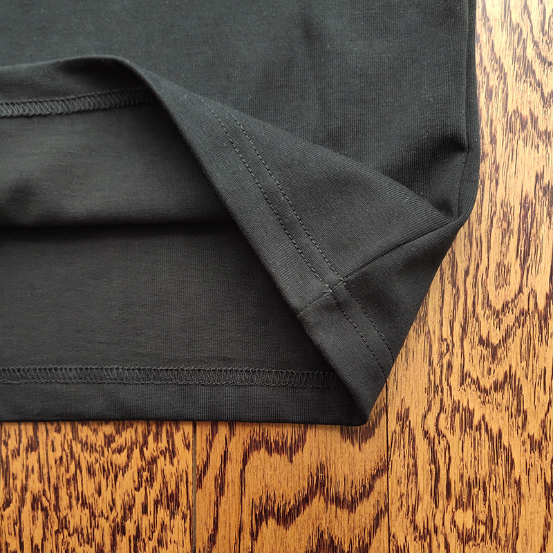 Футболка Balenciaga With A Small Brand Name "Black" фото № 7