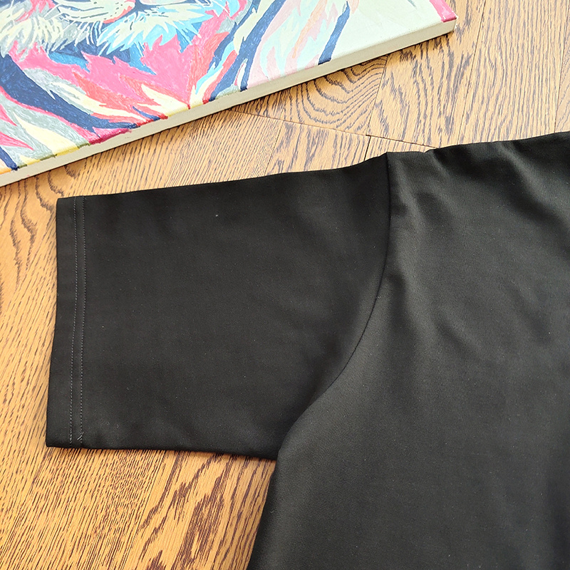 Футболка Balenciaga Logo Crossed Out "Black" фото № 5