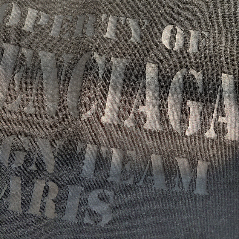 Футболка Balenciaga Property Design Team "Black" фото № 6