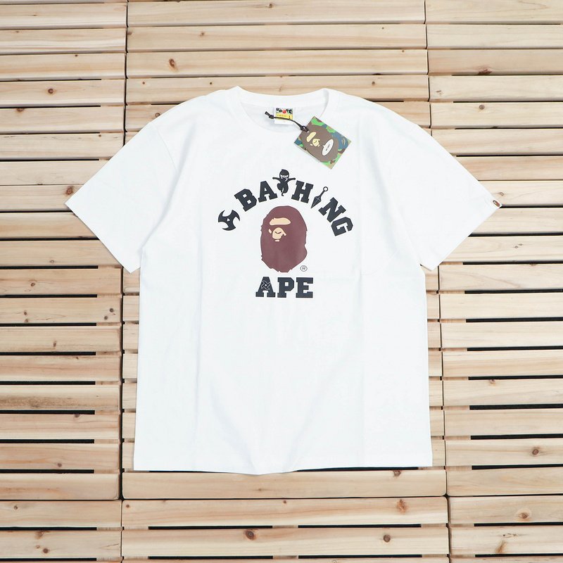 Футболка Bape A Bathing Ape Rare Gorilla Head TEE "White" фото № 6