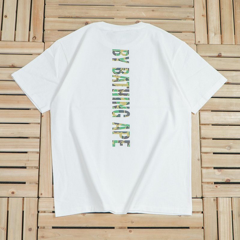 Футболка Bape Inscription Original Headz "White" фото № 2