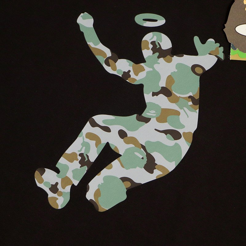 Футболка Bape With Man And Number "Black" фото № 3