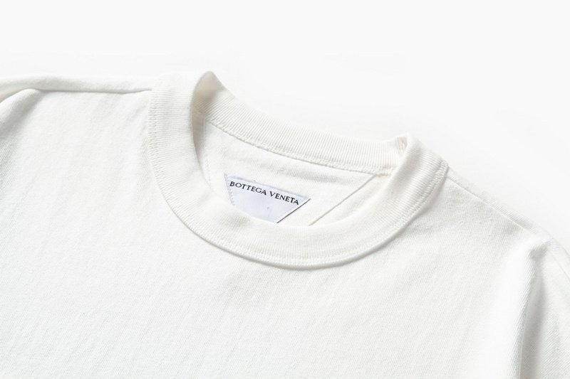 Футболка Bottega Veneta Small Chest Pocket "White" фото № 5