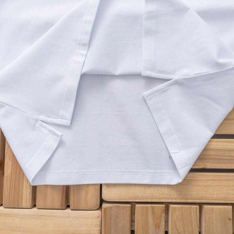 Поло Burberry Plaid Collar "White" фото № 7