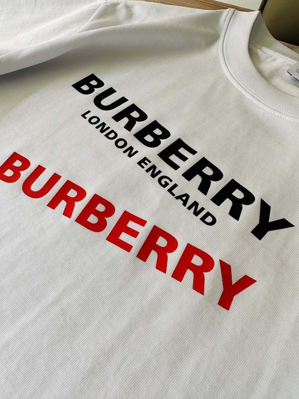 Футболка Burberry Two Inscriptions "White" фото № 2