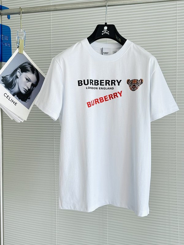 Футболка Burberry Two Inscriptions "White" фото № 3