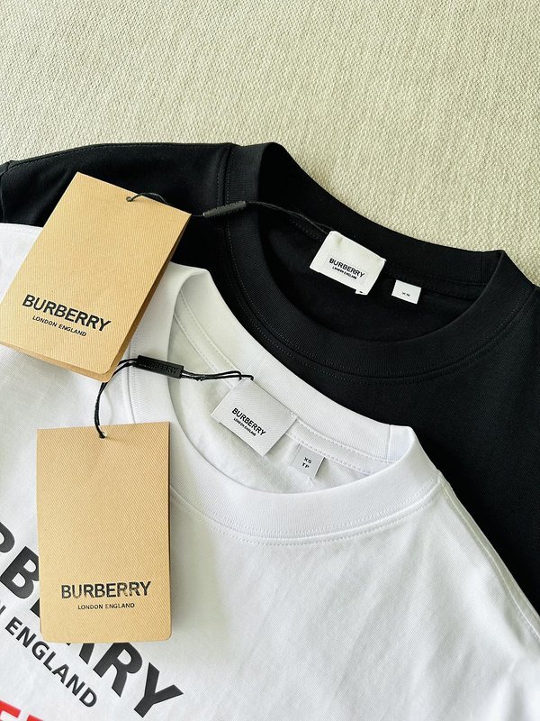 Футболка Burberry Two Inscriptions "White" фото № 4