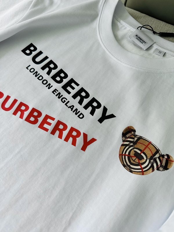 Футболка Burberry Two Inscriptions "White" фото № 5