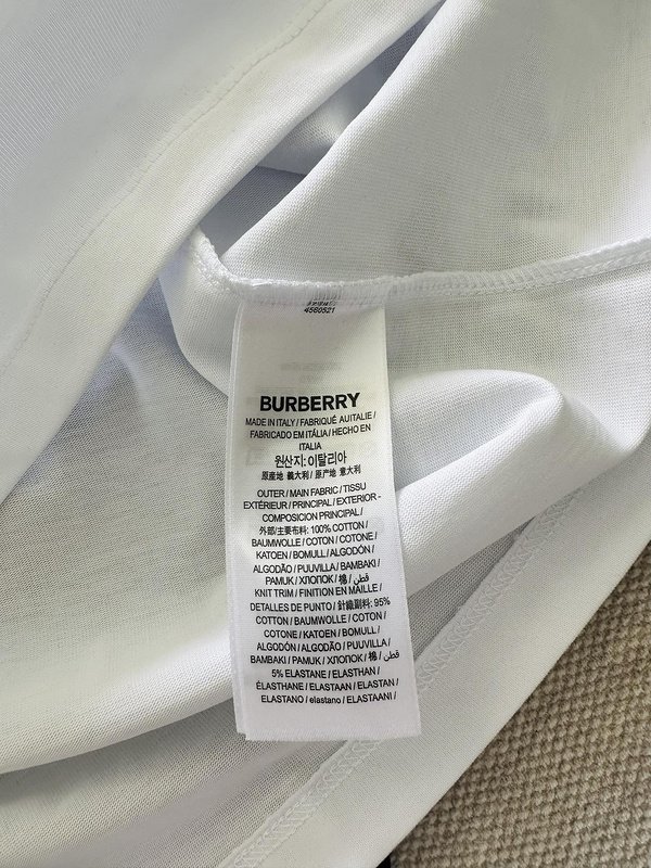 Футболка Burberry Two Inscriptions "White" фото № 6