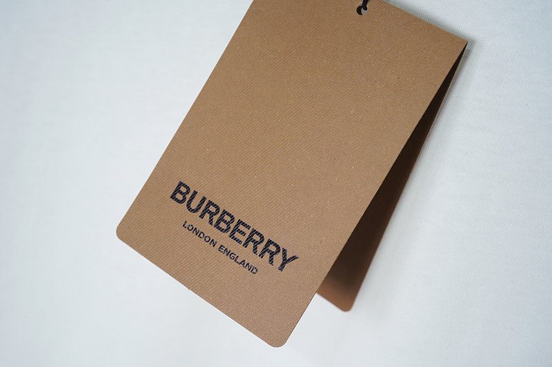 Футболка Burberry Plaid Sleeves "White" фото № 4