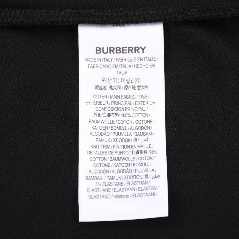 Футболка Burberry The Rendered Logo "Black" фото № 2