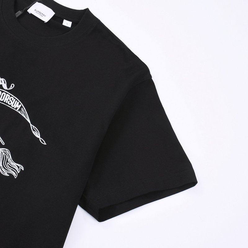 Футболка Burberry The Rendered Logo "Black" фото № 7