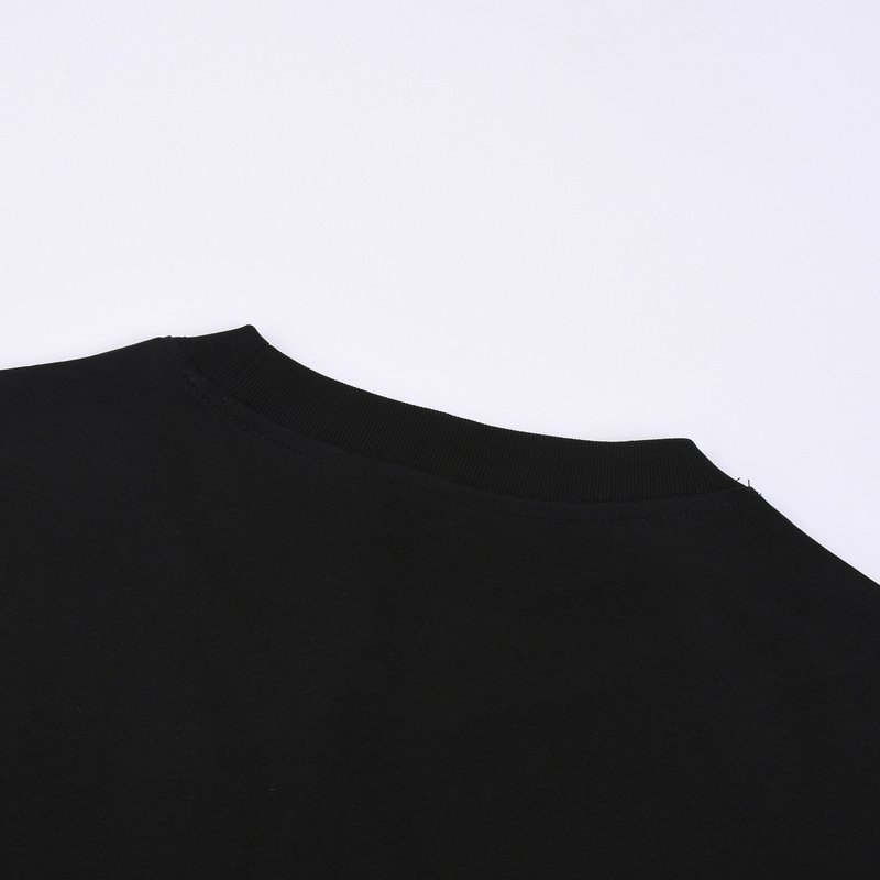 Футболка Burberry With Text On Pocket "Black" фото № 2