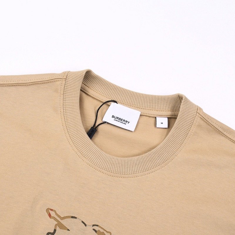 Футболка Burberry Wide With Logo "Beige" фото № 4
