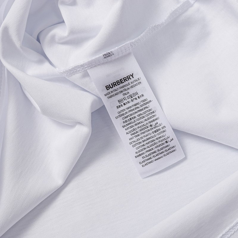 Футболка Burberry Colorful Logo B "White" фото № 6