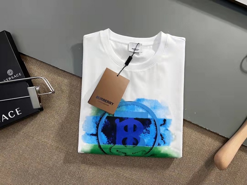 Футболка Burberry Planet Earth "White" фото № 5