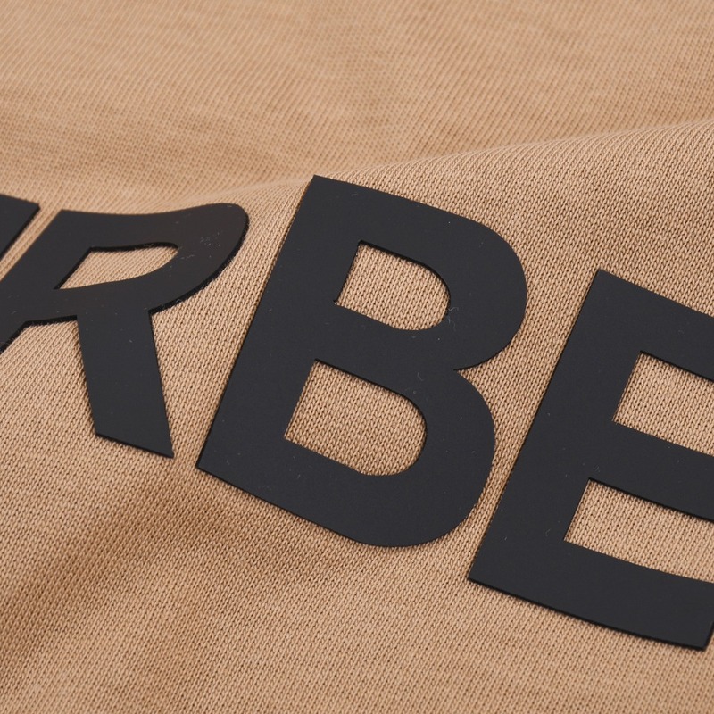 Футболка Burberry With The Brand Name "Brown" фото № 6