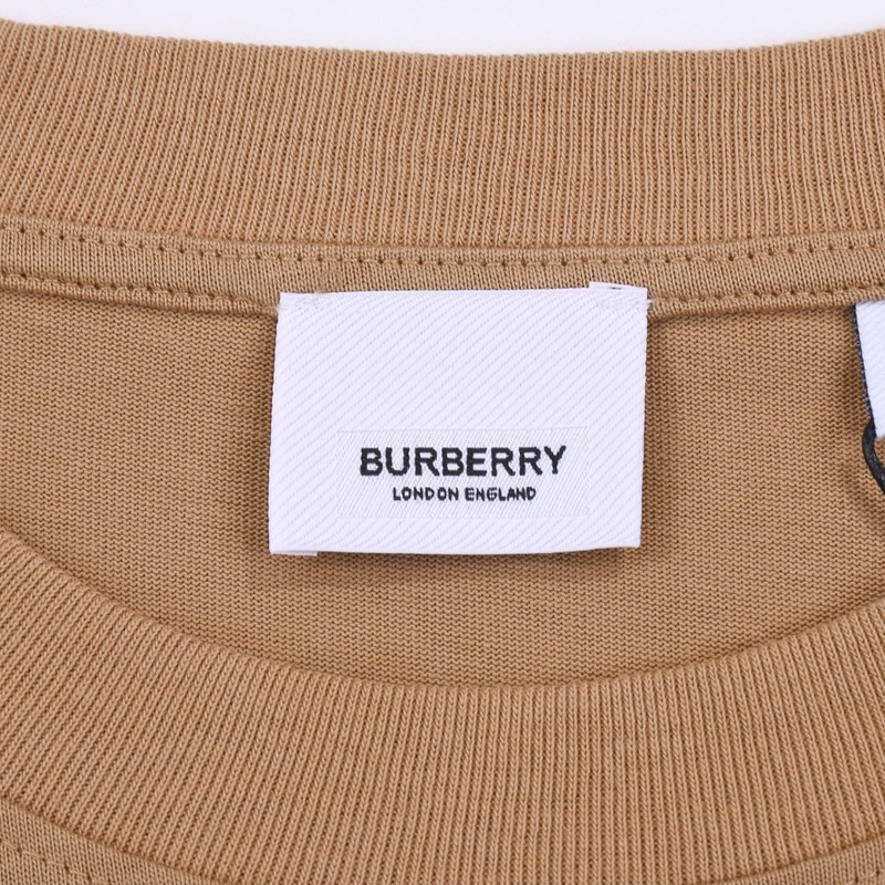 Футболка Burberry With The Brand Name "Brown" фото № 5