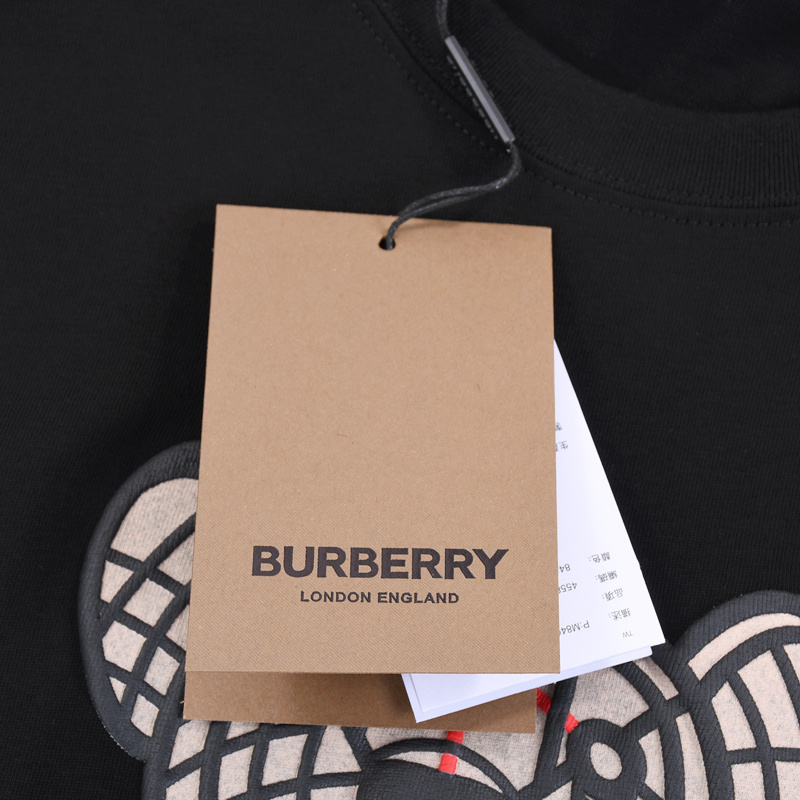 Футболка Burberry With Cute Print "Black" фото № 9